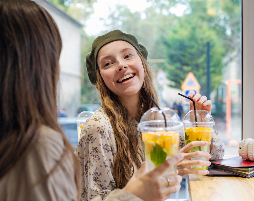 Girls Hanging and drinking Floridas Natural